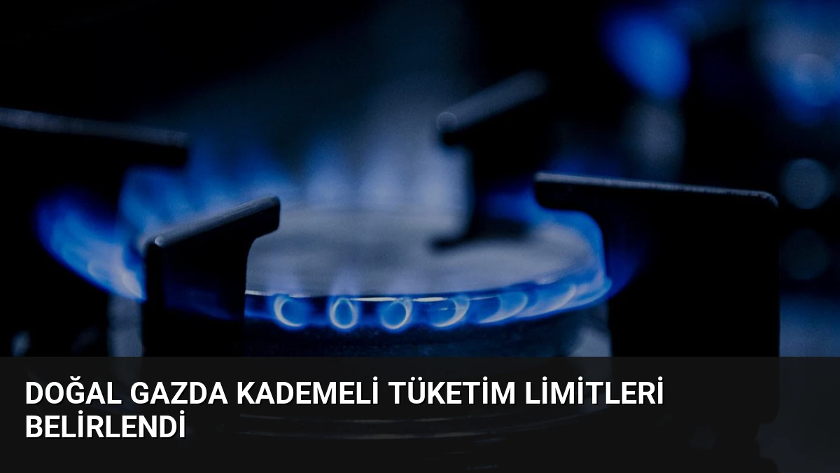 Doğal Gazda Kademeli Tüketim Limitleri Belirlendi
