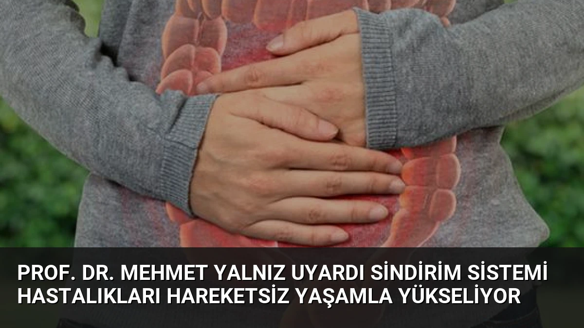 Prof. Dr. Mehmet Yalnız Uyardı Sindirim Sistemi Hastalıkları Hareketsiz Yaşamla Yükseliyor