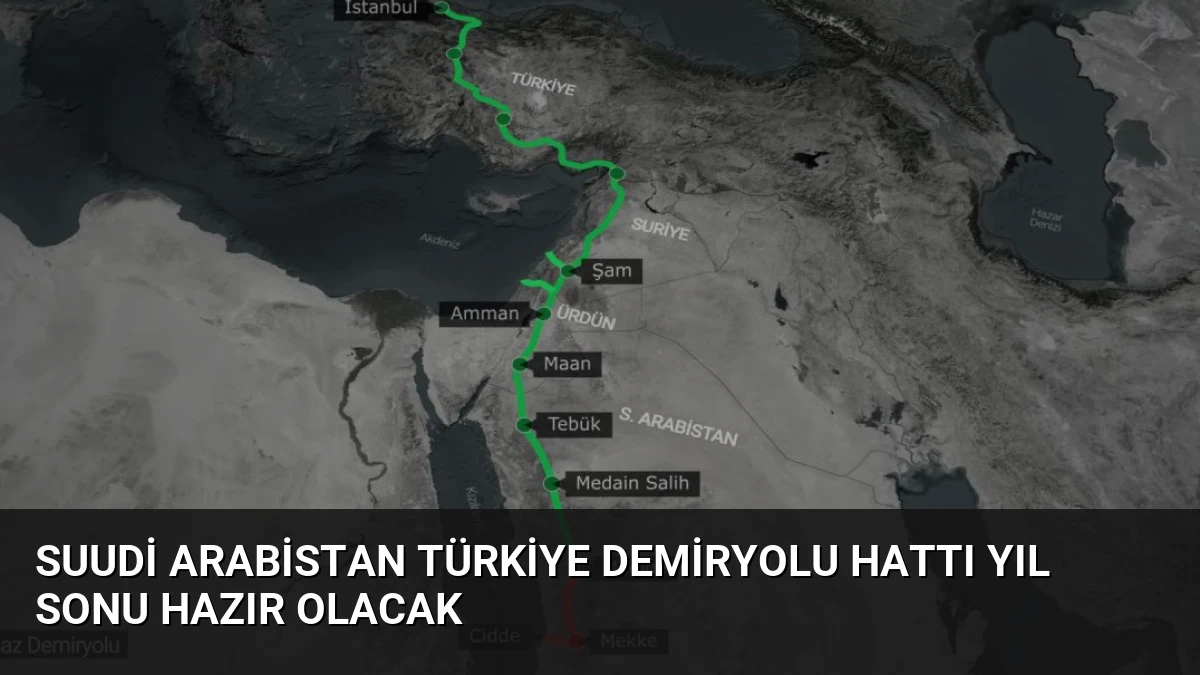 Suudi Arabistan Türkiye Demiryolu Hattı Yıl Sonu Hazır Olacak