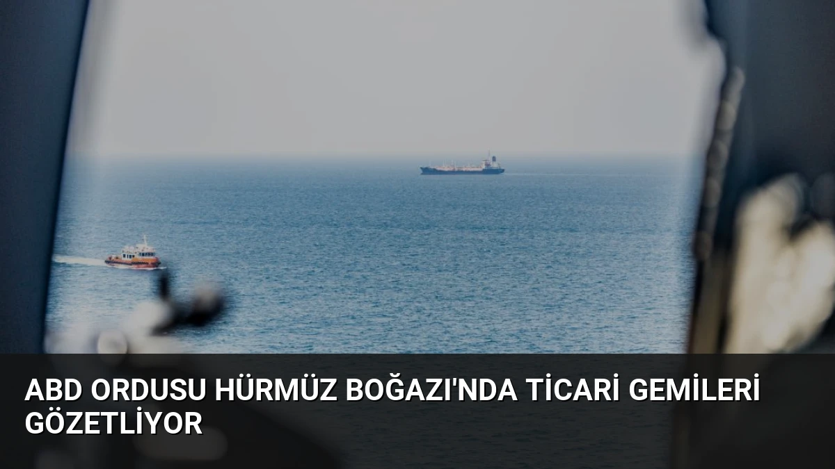ABD Ordusu Hürmüz Boğazı’nda Ticari Gemileri Gözetliyor