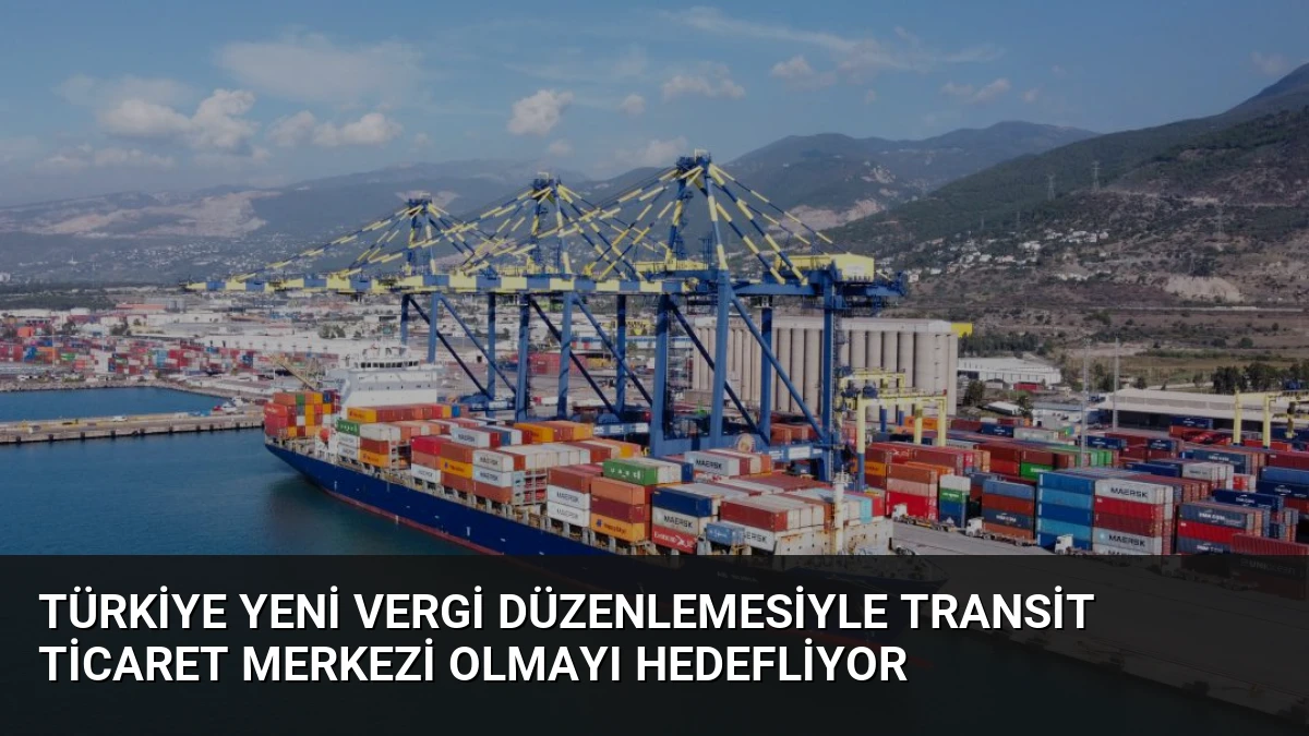 Türkiye Yeni Vergi Düzenlemesiyle Transit Ticaret Merkezi Olmayı Hedefliyor
