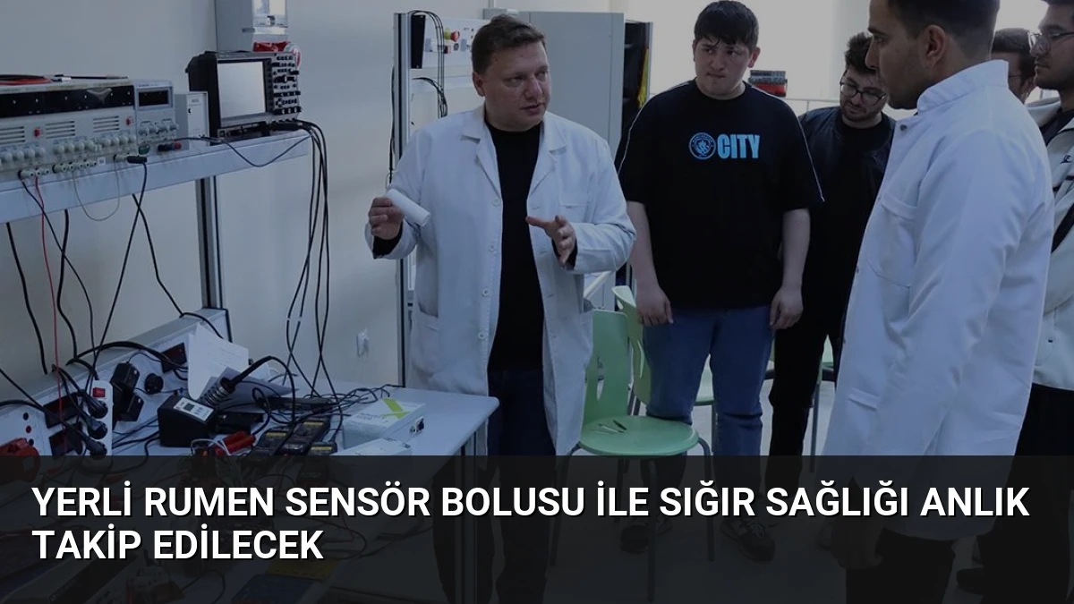 Yerli Rumen Sensör Bolusu ile Sığır Sağlığı Anlık Takip Edilecek