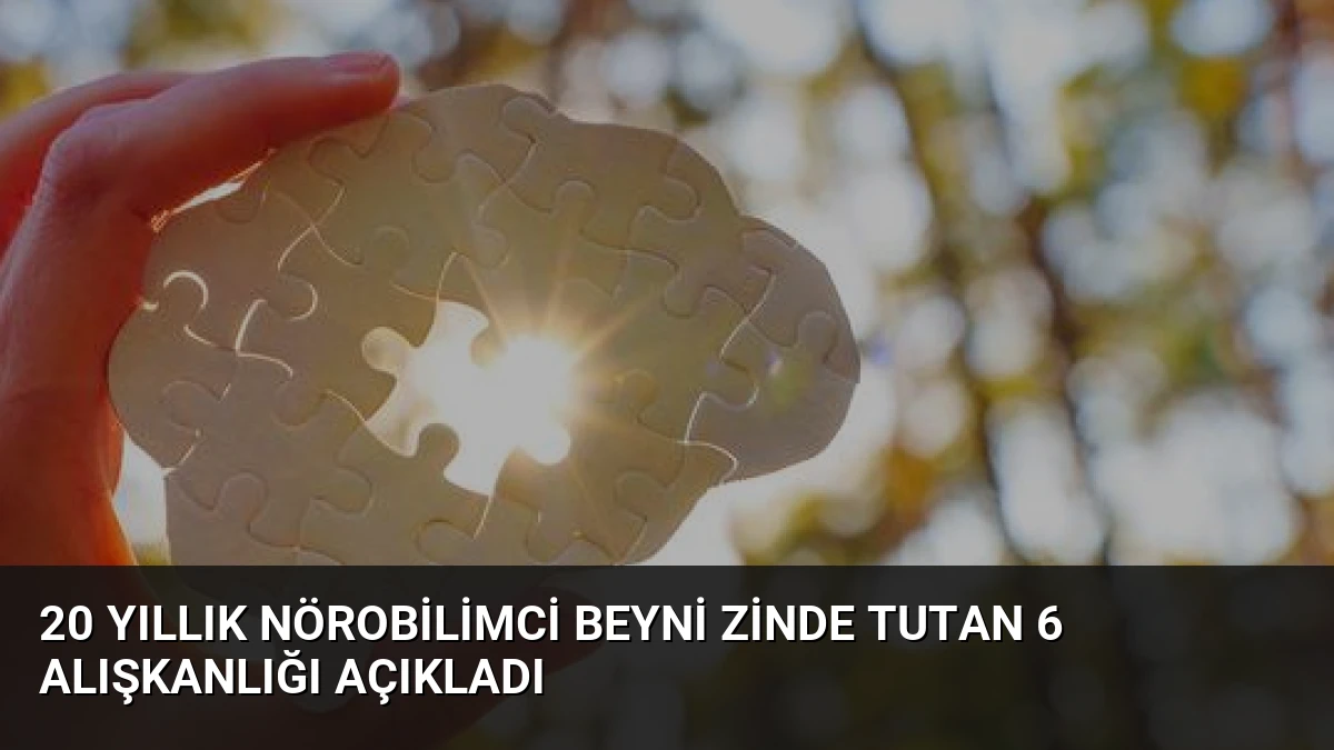 20 Yıllık Nörobilimci Beyni Zinde Tutan 6 Alışkanlığı Açıkladı