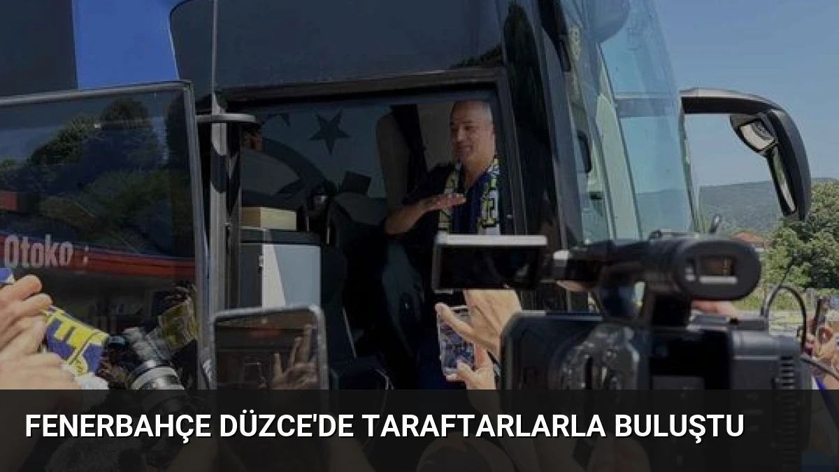 Fenerbahçe Düzce’de Taraftarlarla Buluştu