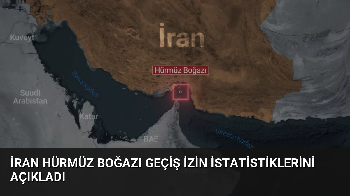 İran Hürmüz Boğazı Geçiş İzin İstatistiklerini Açıkladı