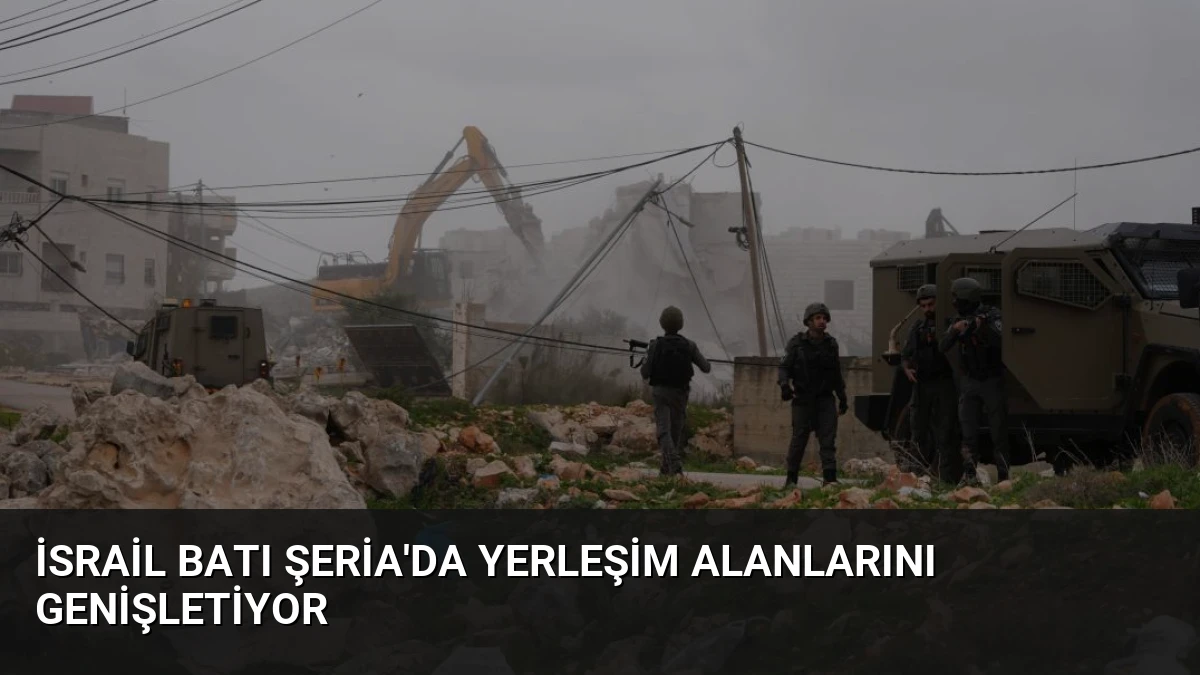 İsrail Batı Şeria’da Yerleşim Alanlarını Genişletiyor
