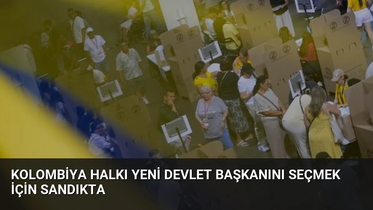 Kolombiya Halkı Yeni Devlet Başkanını Seçmek İçin Sandıkta